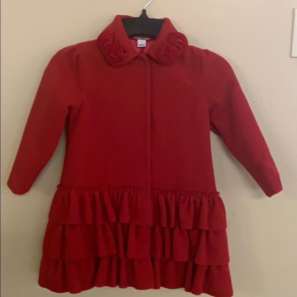 Perfect for Valentines childs sz 4 red coat